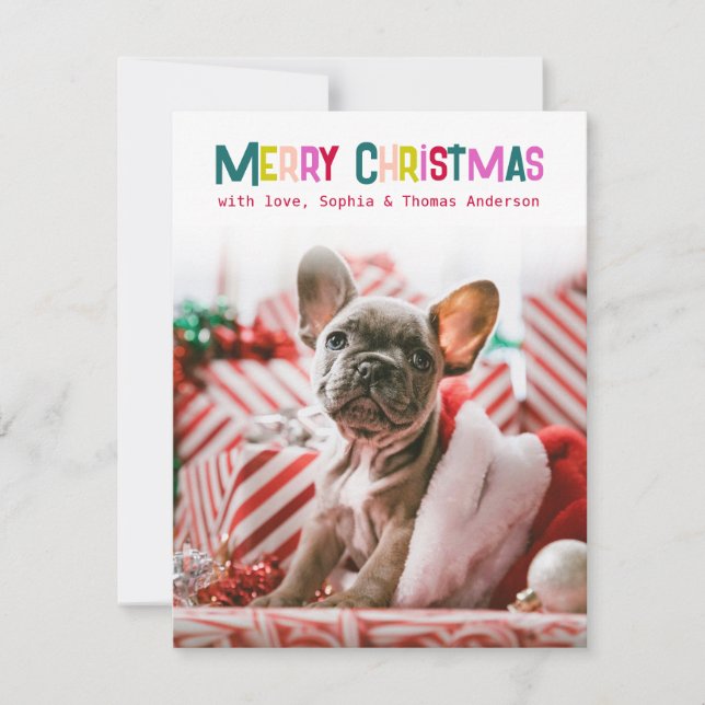 Foto för Bright & Glatt God jul Julkort (Framsida)