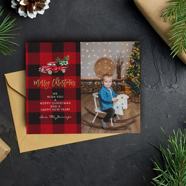 Foto för budgetkontroll av God jul Lastbil & Buffa Flygblad (Skapare uppladdad)