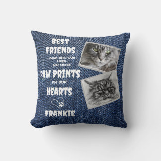 Foto för Cat Memorial Pet Loss 2 Kudde