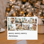 Foto för Collage Family | Merry God jul Vykort<br><div class="desc">Foto för Collage Family | Merry God jul</div>