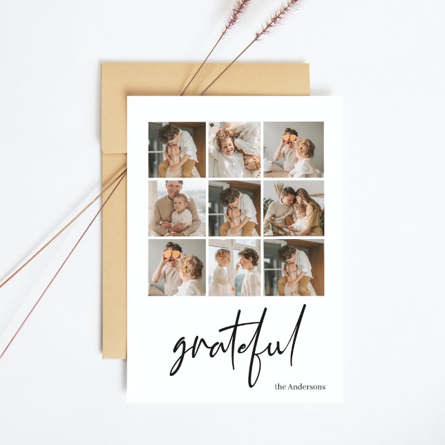 Foto för Collage Family | Tack och familj Namn (Skapare uppladdad)