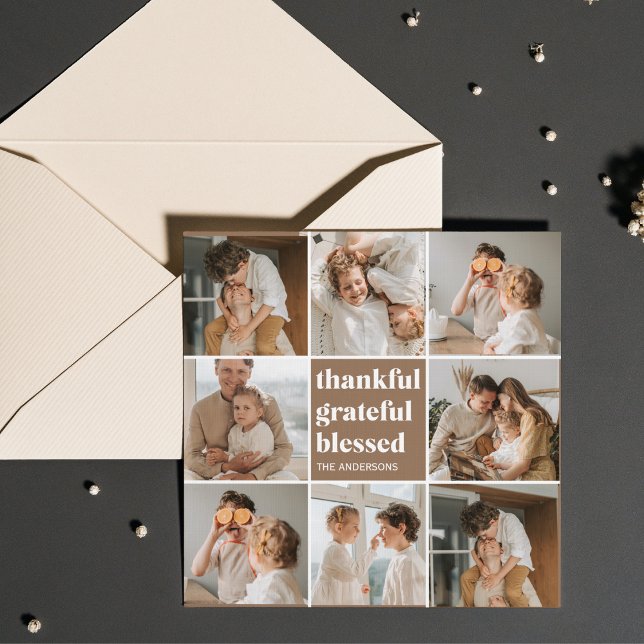 Foto för Collage Family | Tack och lov välsignad (Skapare uppladdad)
