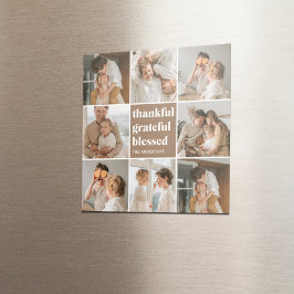 Foto för Collage Family | Tack och lov välsignad Magnet