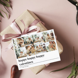 Foto för Collage Family | VALENTINESERNA LYCKLIG Vykort