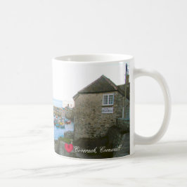 Foto för Coverack Harbour Post Office & Fishing Bo Kaffemugg
