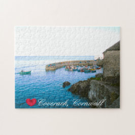 Foto för Coverack Harbour Post Office & Fishing Bo Pussel