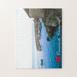 Foto för Coverack Harbour Post Office & Fishing Bo Pussel