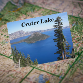 Foto för Crater Sjö nationalpark Travel Foto Vykort