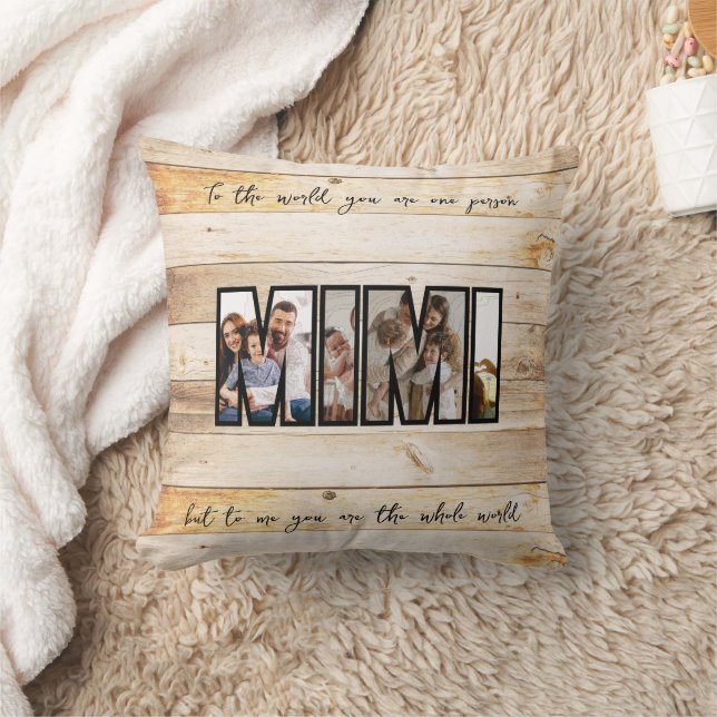 Foto för Cute Anpassningsbar Family Kudde (Filt)