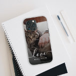 Foto för Cute Cat Lover<br><div class="desc">Cute Cat Lover Photo iPhone 13 Pro Fodral</div>