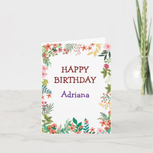 Foto för Cute Flowers Lycklig Mor's Day Kort