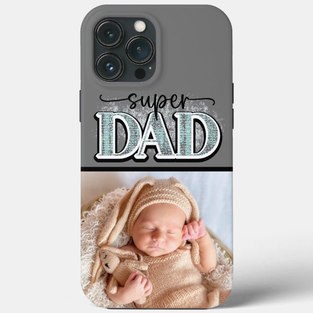 Foto för Cute Toppen Fars dag Ny pappa Baby Pappa (Baksida)