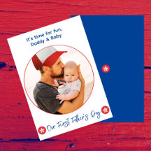 Foto för den nya familjen Cute New Pappa 1:a Fars 