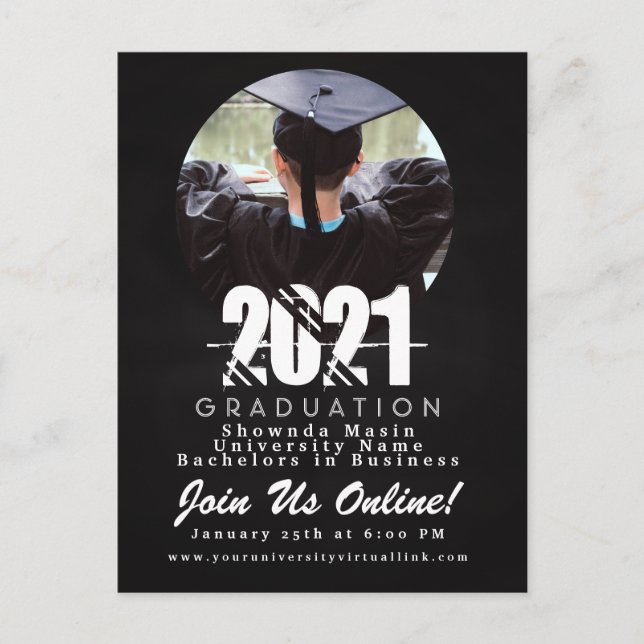 Foto för det moderna Virtuella Studenten-kritansla Vykort (Framsida)