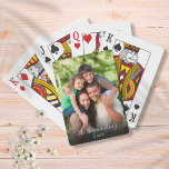 Foto för din favoritfamilj casinokort<br><div class="desc">Anpassa med ditt favoritfamiljefoto med din familj namn och året,  och skapa ett unikt minne och en unik gåva. En underbar keepy att uppskatta!</div>