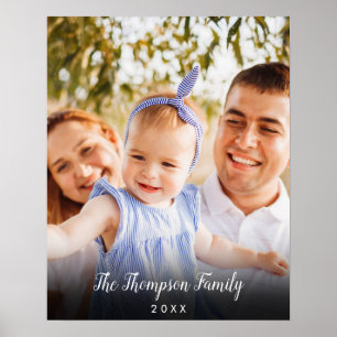 Foto för din favoritfamilj poster