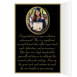 Foto för elegant Modern & Roligt Black & Guld Stud