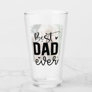 Foto för elegant Script Best Pappa någonsin Person Glaskopp