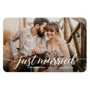 Foto för Elopement Ny gifta Bröllop Magnet