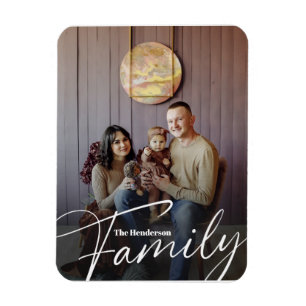 Foto för enkel Anpassningsbar-familj Magnet