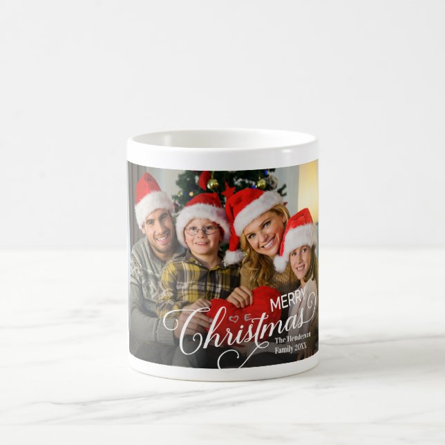 Foto för enkel Anpassningsbar i god jul Kaffemugg (Center)