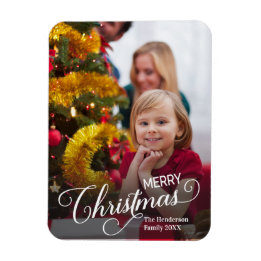 Foto för enkel Anpassningsbar i god jul Magnet