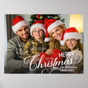 Foto för enkel Anpassningsbar i god jul Poster