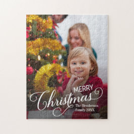 Foto för enkel Anpassningsbar i god jul Pussel