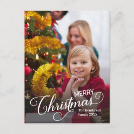 Foto för enkel Anpassningsbar i god jul Vykort