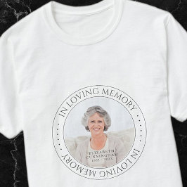 Foto för enkel Elegant av minnesminnesminnesminne  T Shirt