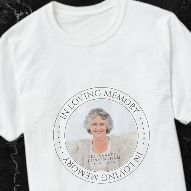 Foto för enkel Elegant av minnesminnesminnesminne  T Shirt (Skapare uppladdad)