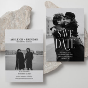Foto för enkel Elegant-typografi Spara Datumet