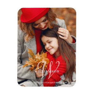 Foto för enkel thanksgiving-meddelandefamilj i mon magnet