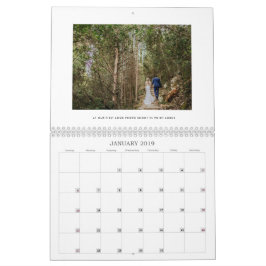 Foto för enkla bildtexter kalender