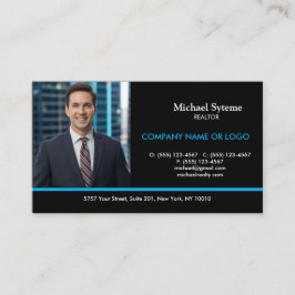 Foto för ensidiga återförsäljare visitkort