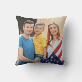 Foto för familj och vänner kudde