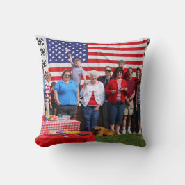 Foto för familj och vänner kudde