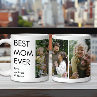 Foto för familjen Best Mamma Anpassningsbar Person Kaffemugg