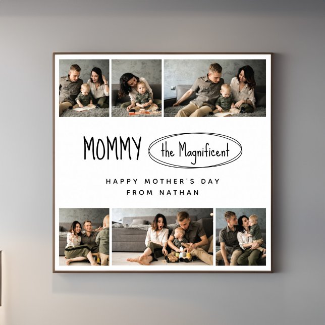 Foto för familjen Cute Personlig Mors dag Poster (Skapare uppladdad)