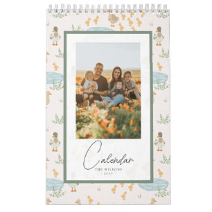 Foto för familjen Cute Säsong Animal Mönster Kalender