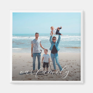 Foto för familjen Family Anpassningsbar Magnet
