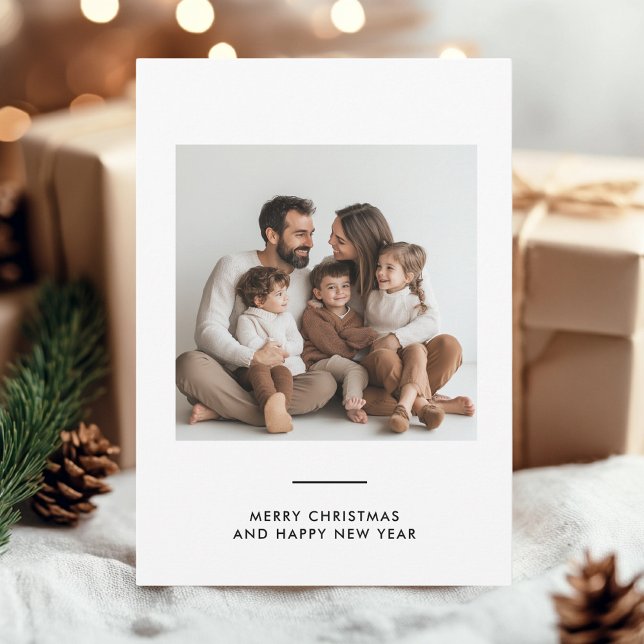 Foto för familjen god jul och Gott nytt år Inbjudningar (Skapare uppladdad)