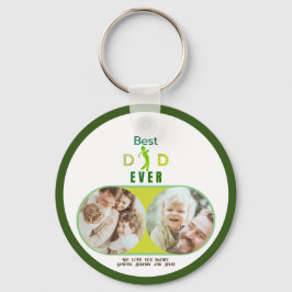 Foto för familjen Golfer Best Pappa någonsin Fars Nyckelring