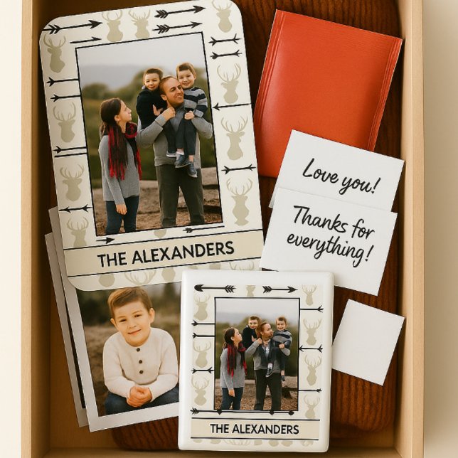 Foto för familjen hjort magnet (Skapare uppladdad)