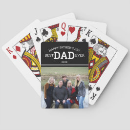 Foto för familjen Lycklig Fars dag, bästa Pappa nå Casinokort