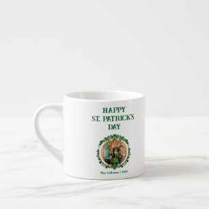 Foto för familjen Lycklig St patricks day Shamrock Espressomugg