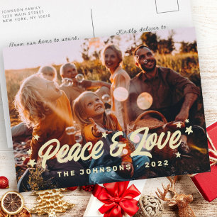 Foto för familjen Modern Simple Playful Hälsning S Helg Vykort