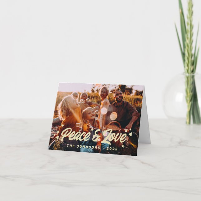 Foto för familjen Modern Simple Playful Hälsning S Helgkort (Framsida)