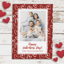 Foto för familjen Modern Snyggt Valentines day