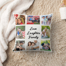 Foto för familjen och vännerna kudde